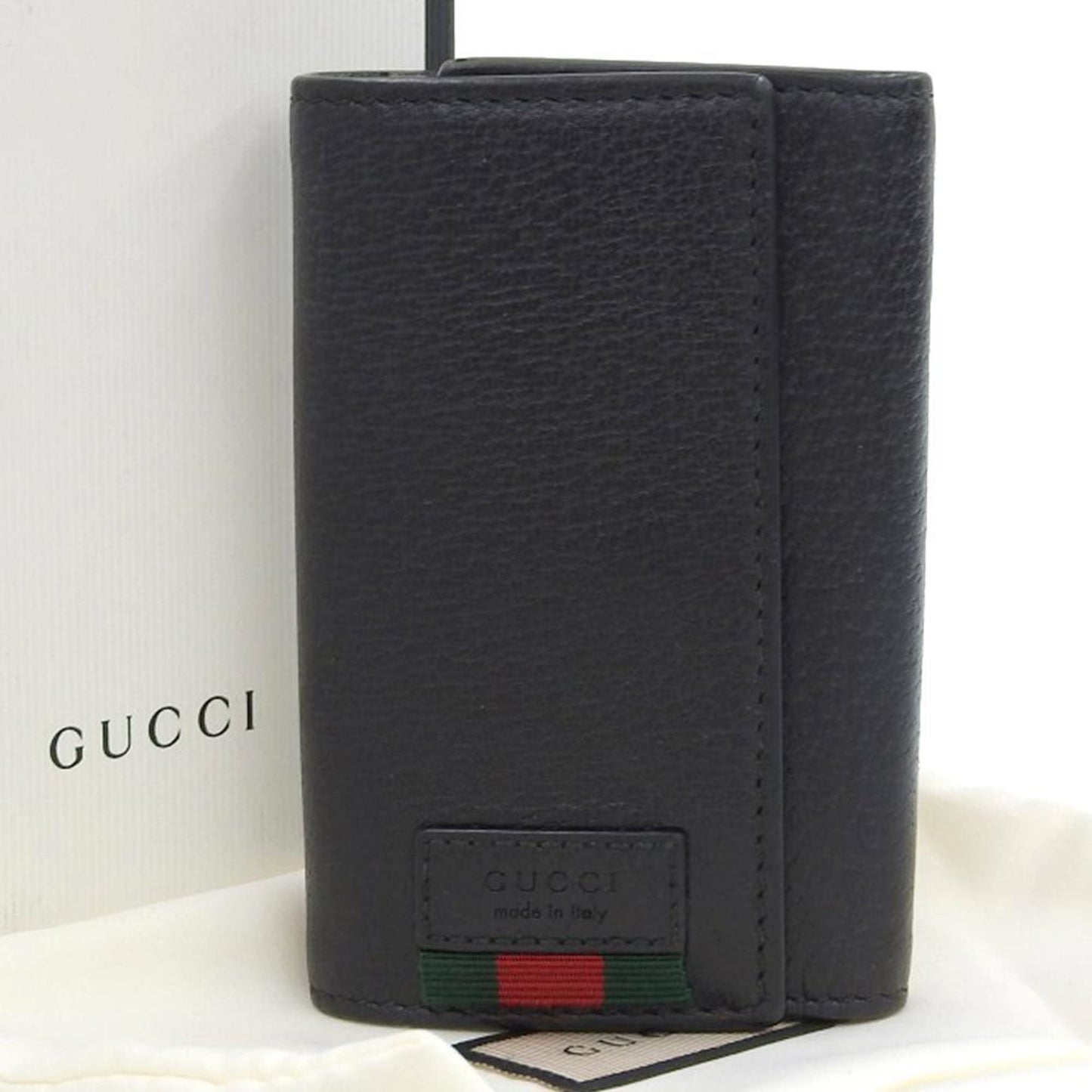 Gucci Sherry Black Leather Wallet Accessories