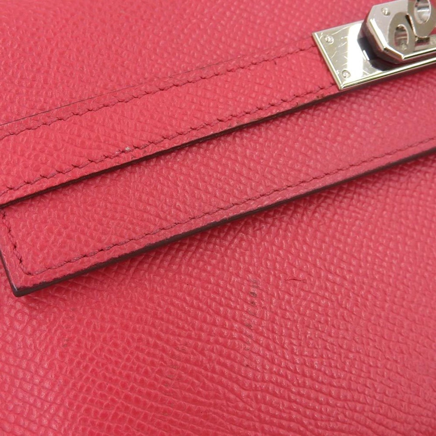 Hermès Kelly Pink Leather Wallet Accessories