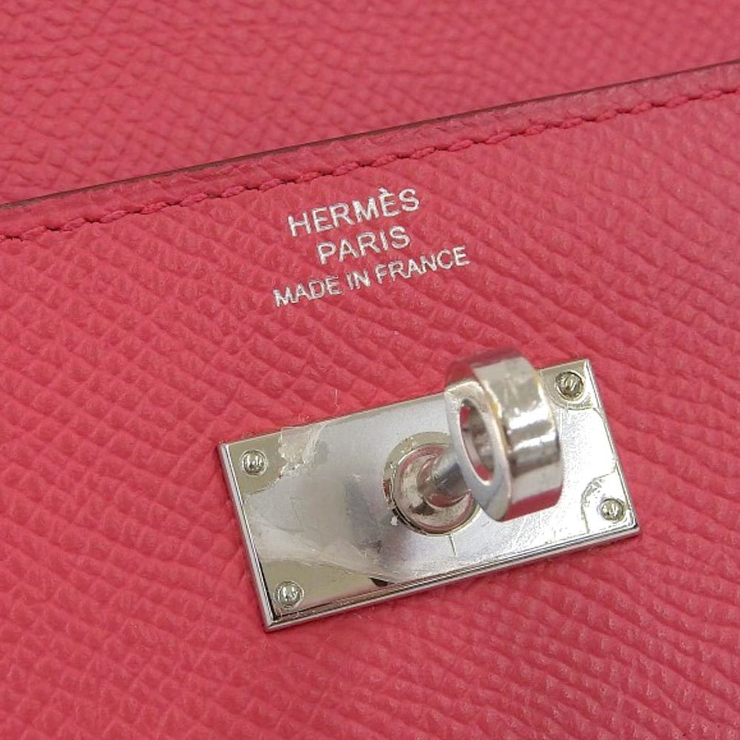 Hermès Kelly Pink Leather Wallet Accessories