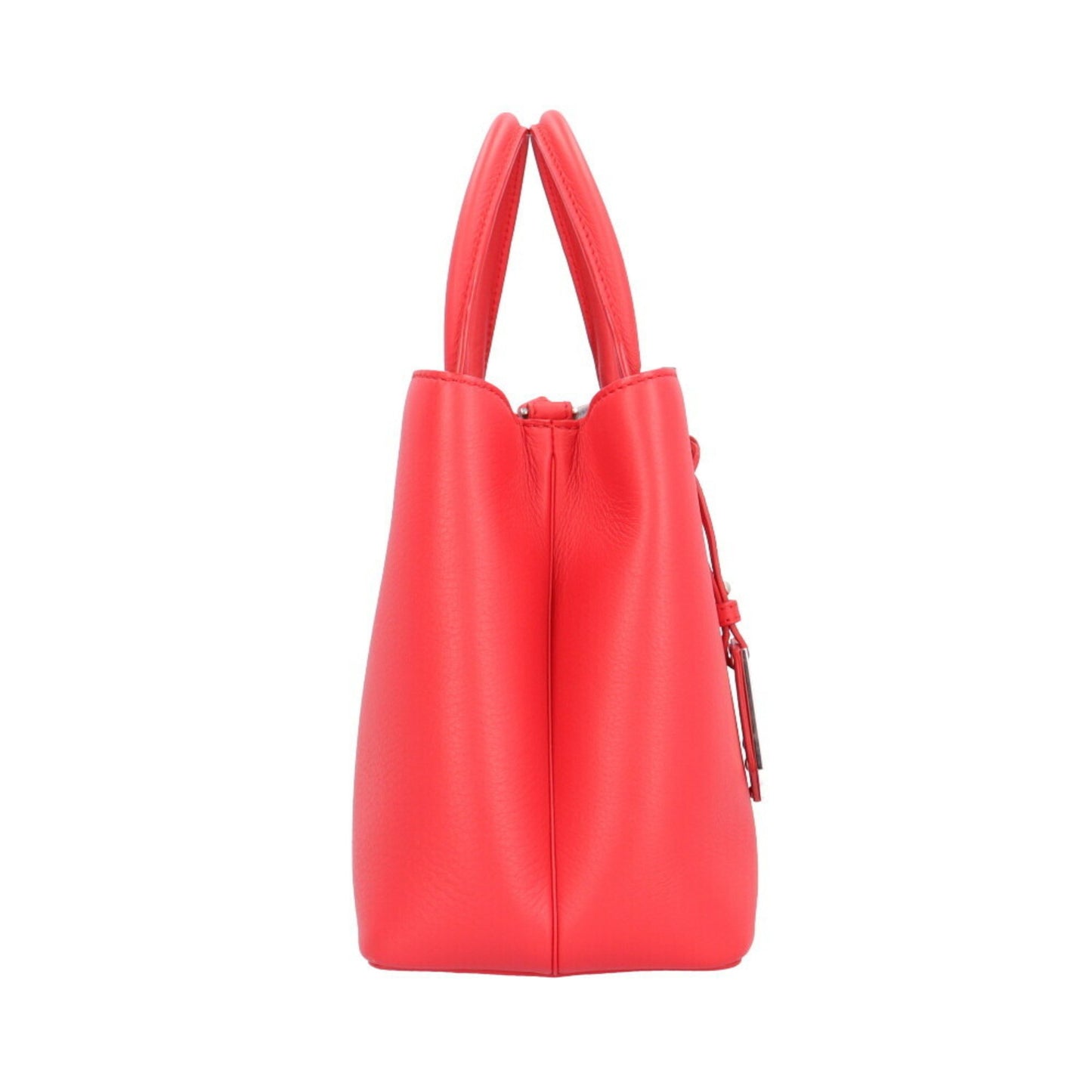 Fendi 2Jours Red Leather Shopper Bag