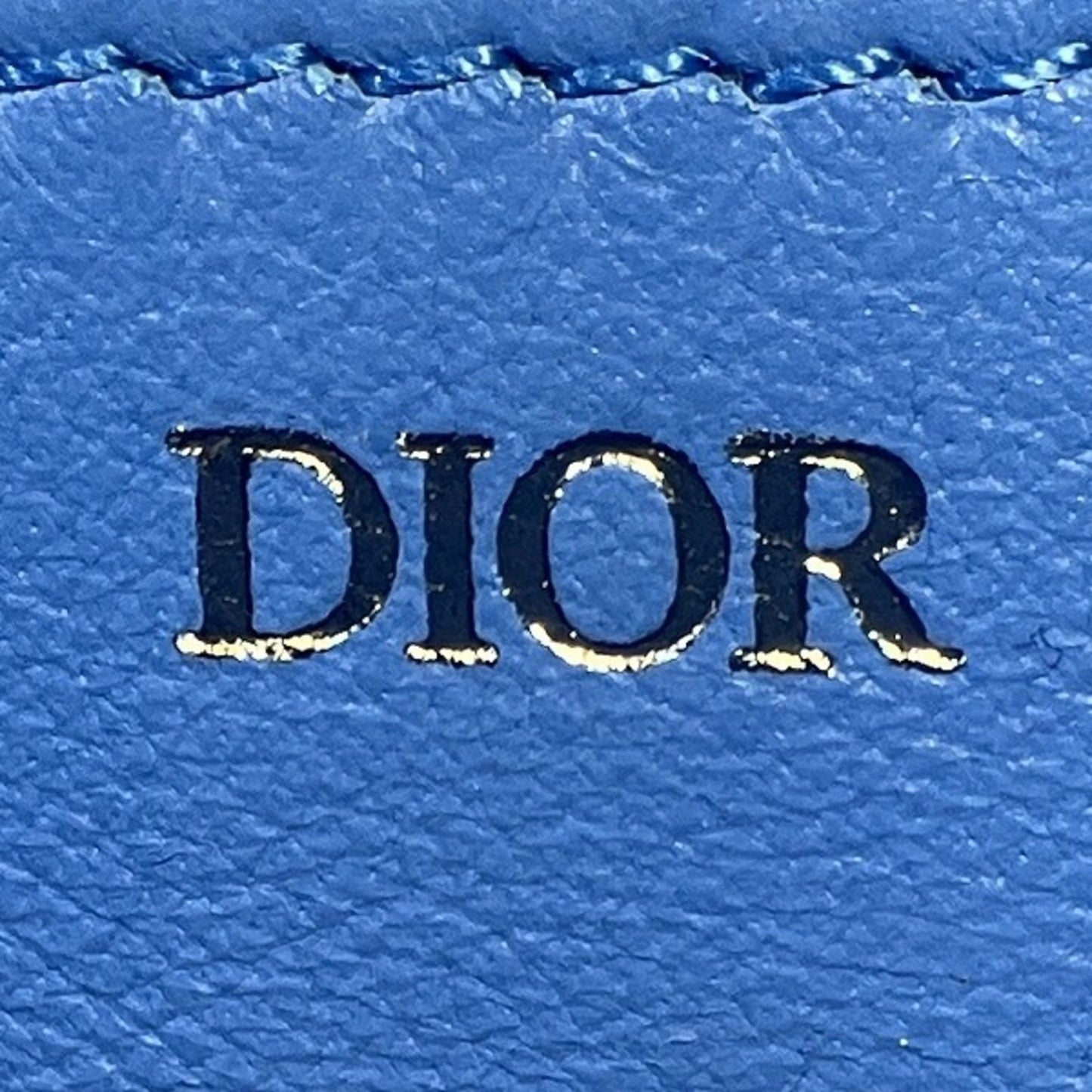 Dior Blue Leather Wallet Accessories