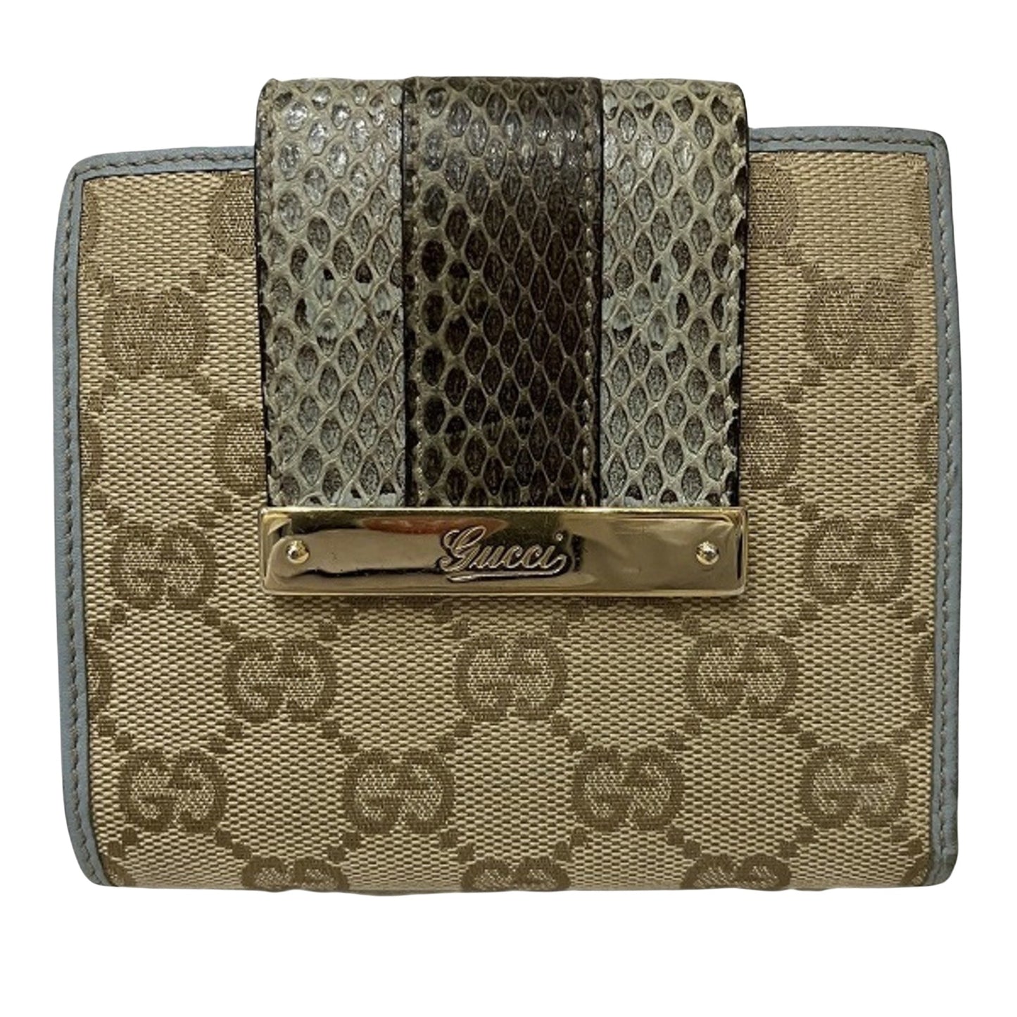 Gucci GG canvas Beige Canvas Wallet Accessories