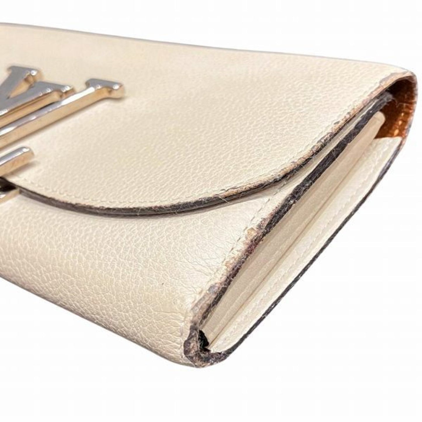 Louis Vuitton Capucines White Leather Wallet Accessories