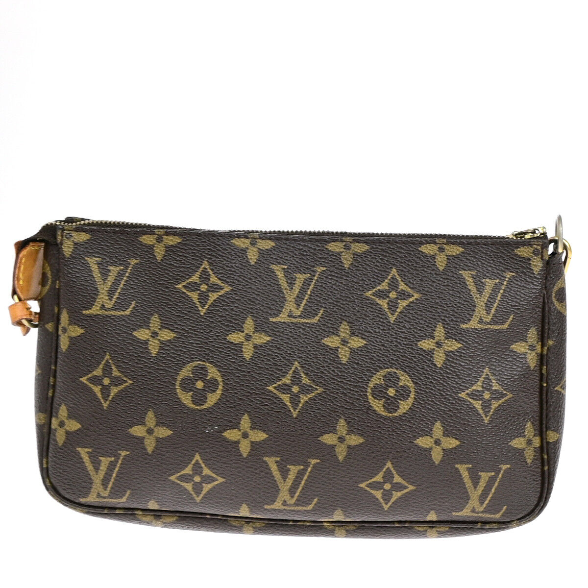 Louis Vuitton Pochette accessoires Brown Canvas Clutch Bag