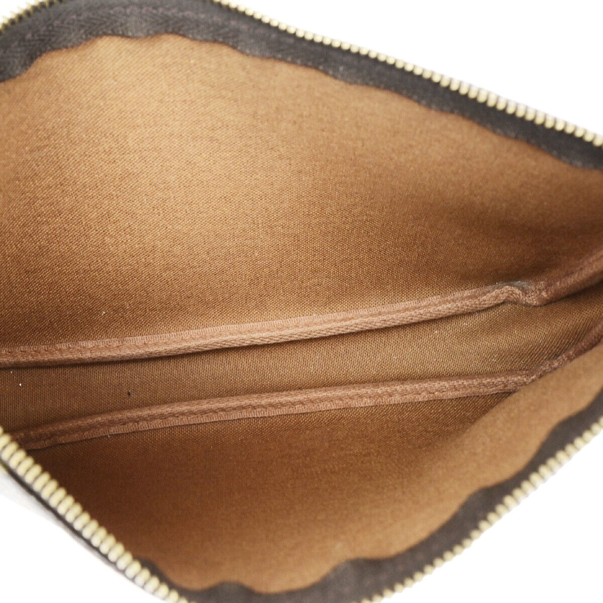 Louis Vuitton Pochette accessoires Brown Canvas Clutch Bag