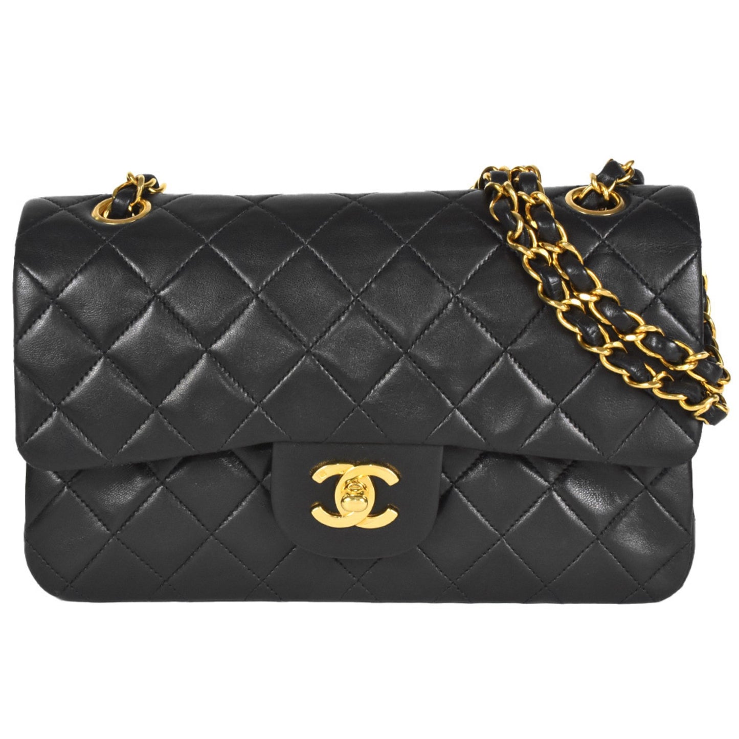 Chanel Timeless 23 Black Leather Shopper Bag