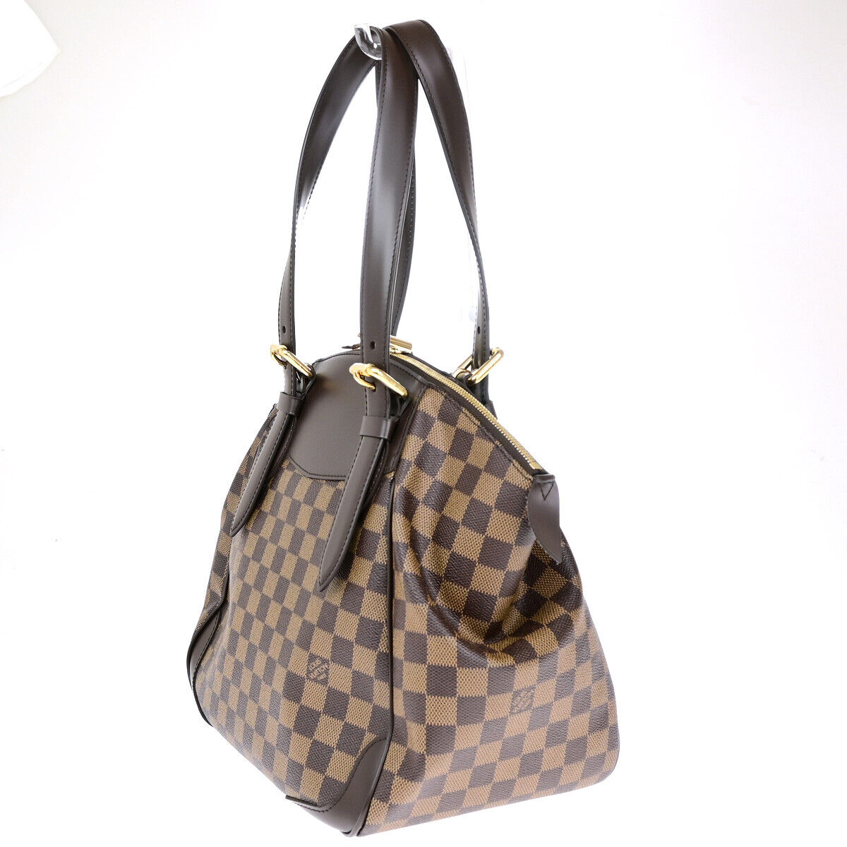 Louis Vuitton Verona Brown Canvas Hand Bag