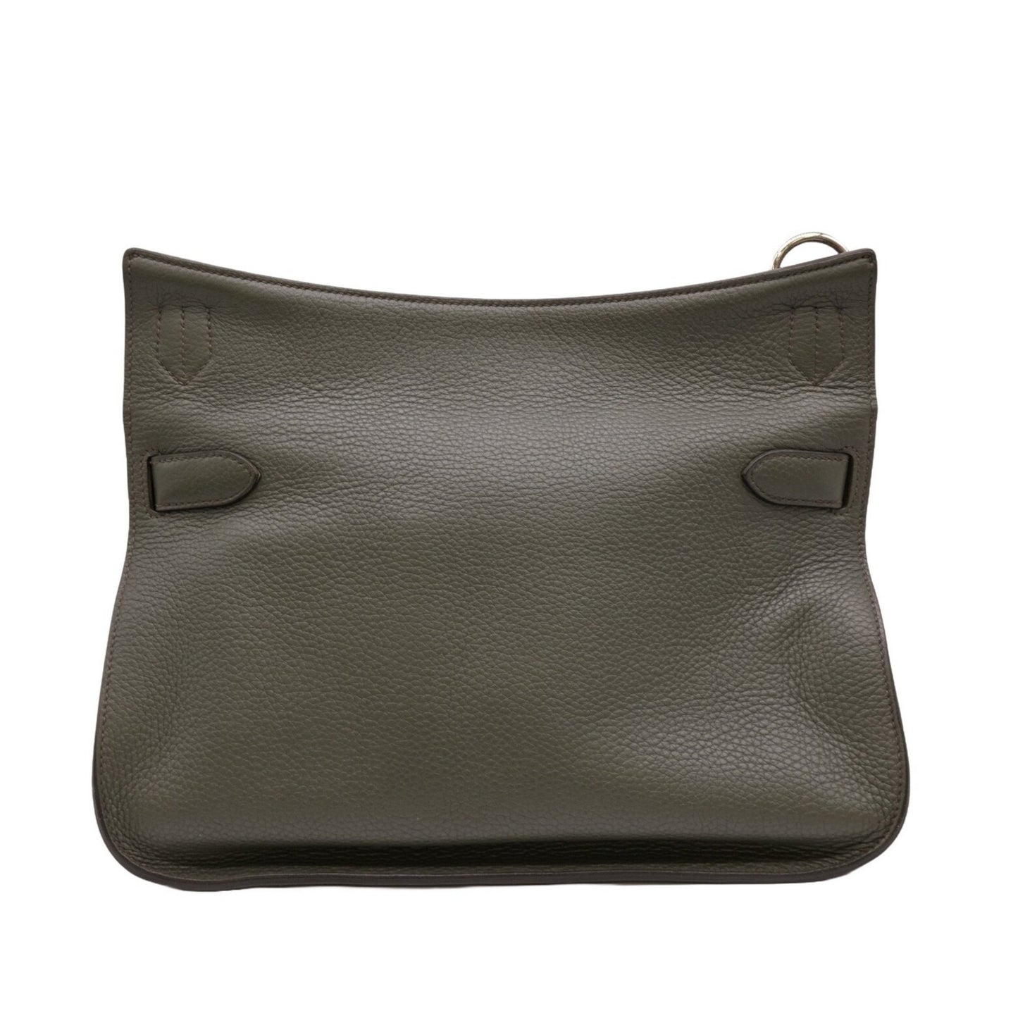 Hermès Jypsiere Grey Leather Shoulder Bag