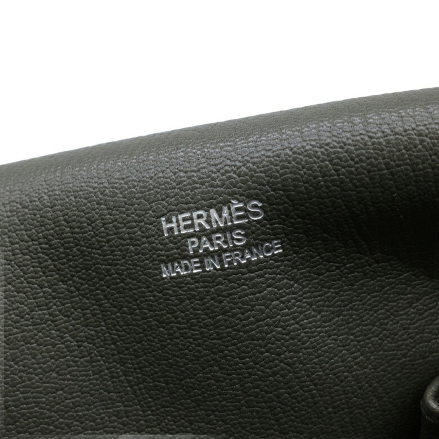 Hermès Jypsiere Grey Leather Shoulder Bag