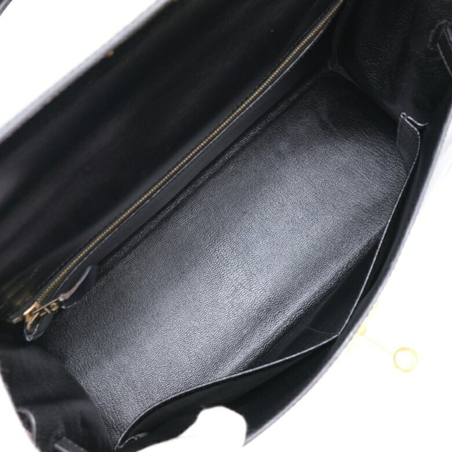 Hermès Kelly 32 Black Leather Hand Bag