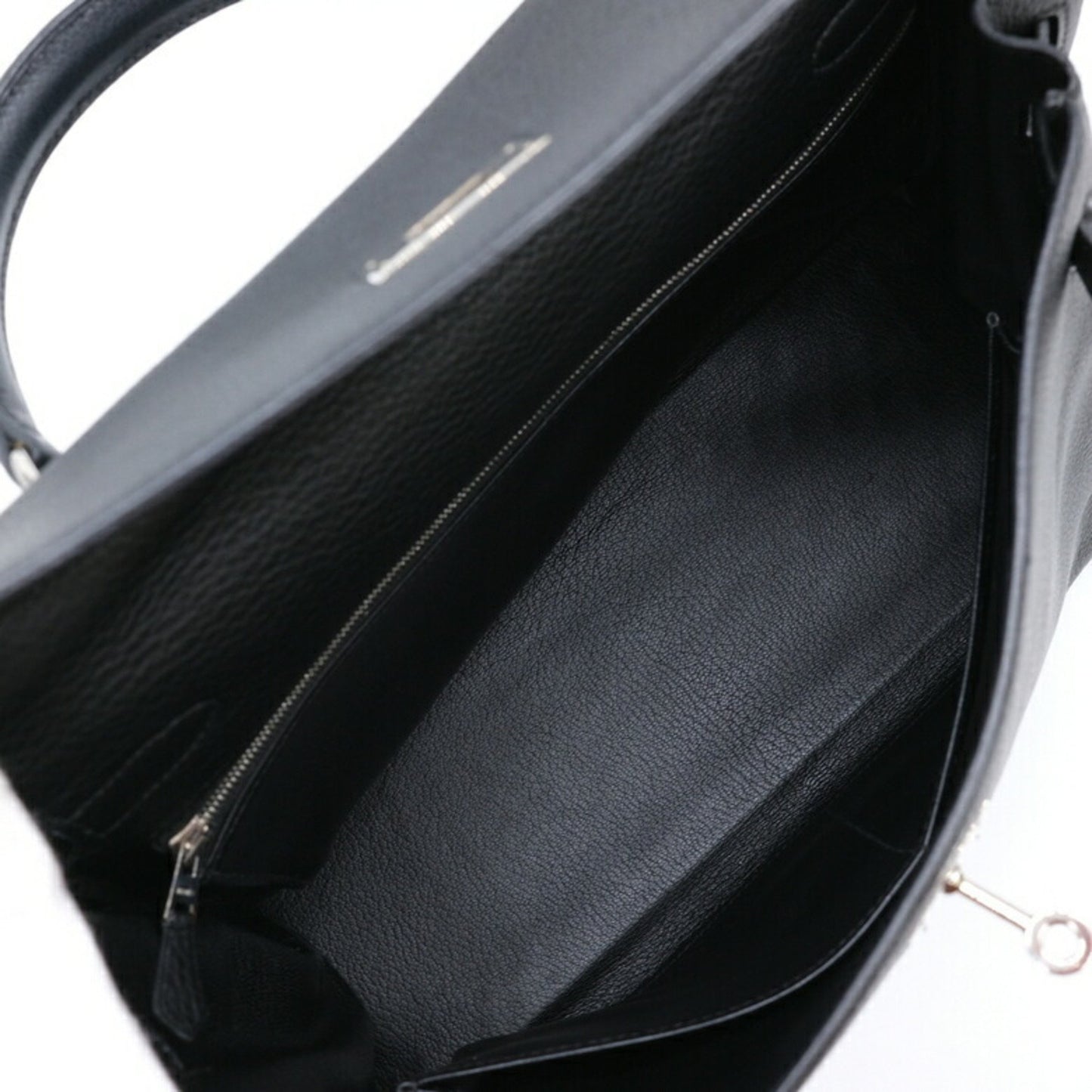 Hermès Kelly 32 Black Leather Hand Bag