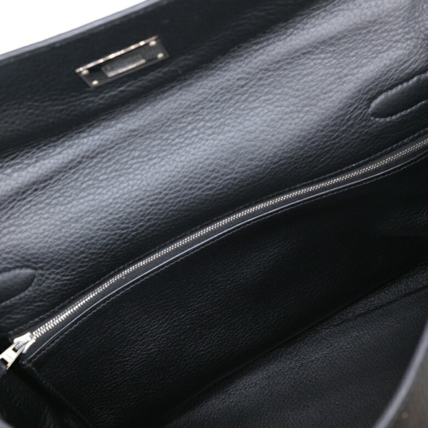 Hermès Kelly 32 Black Leather Hand Bag