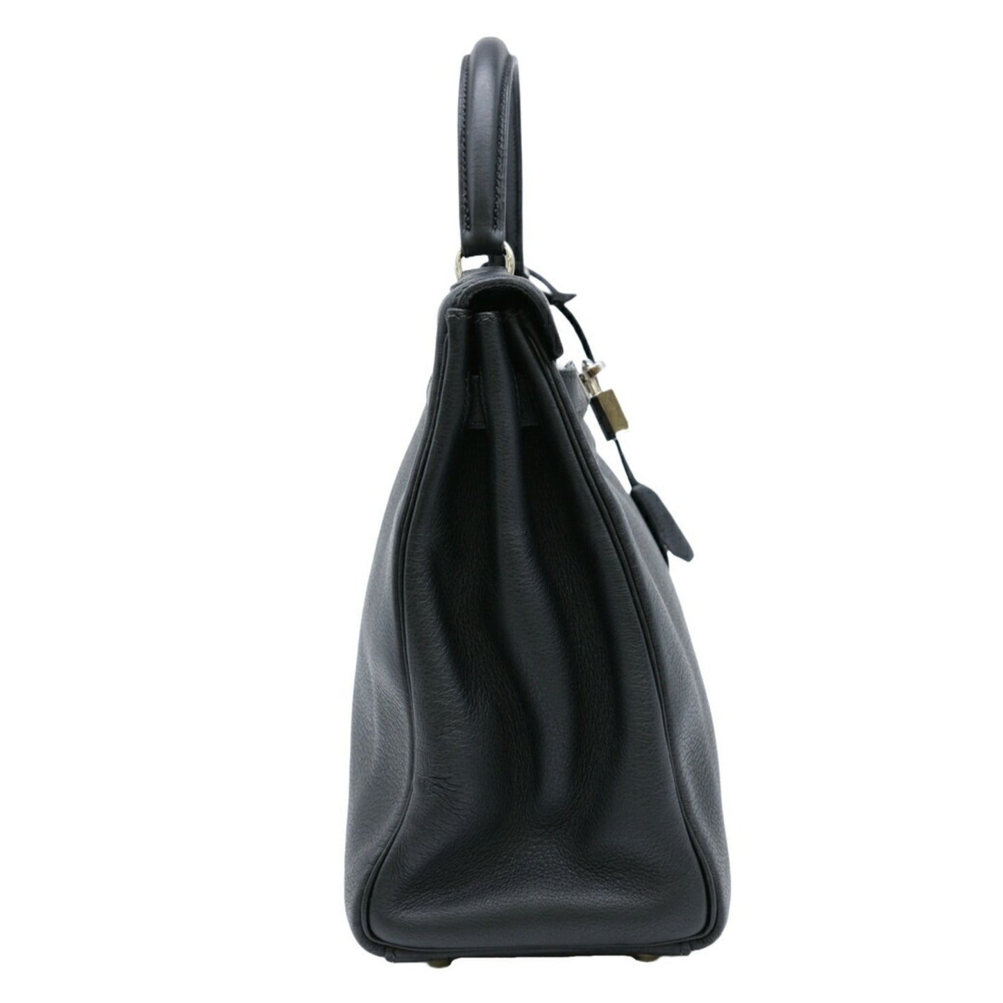 Hermès Kelly 32 Black Leather Hand Bag