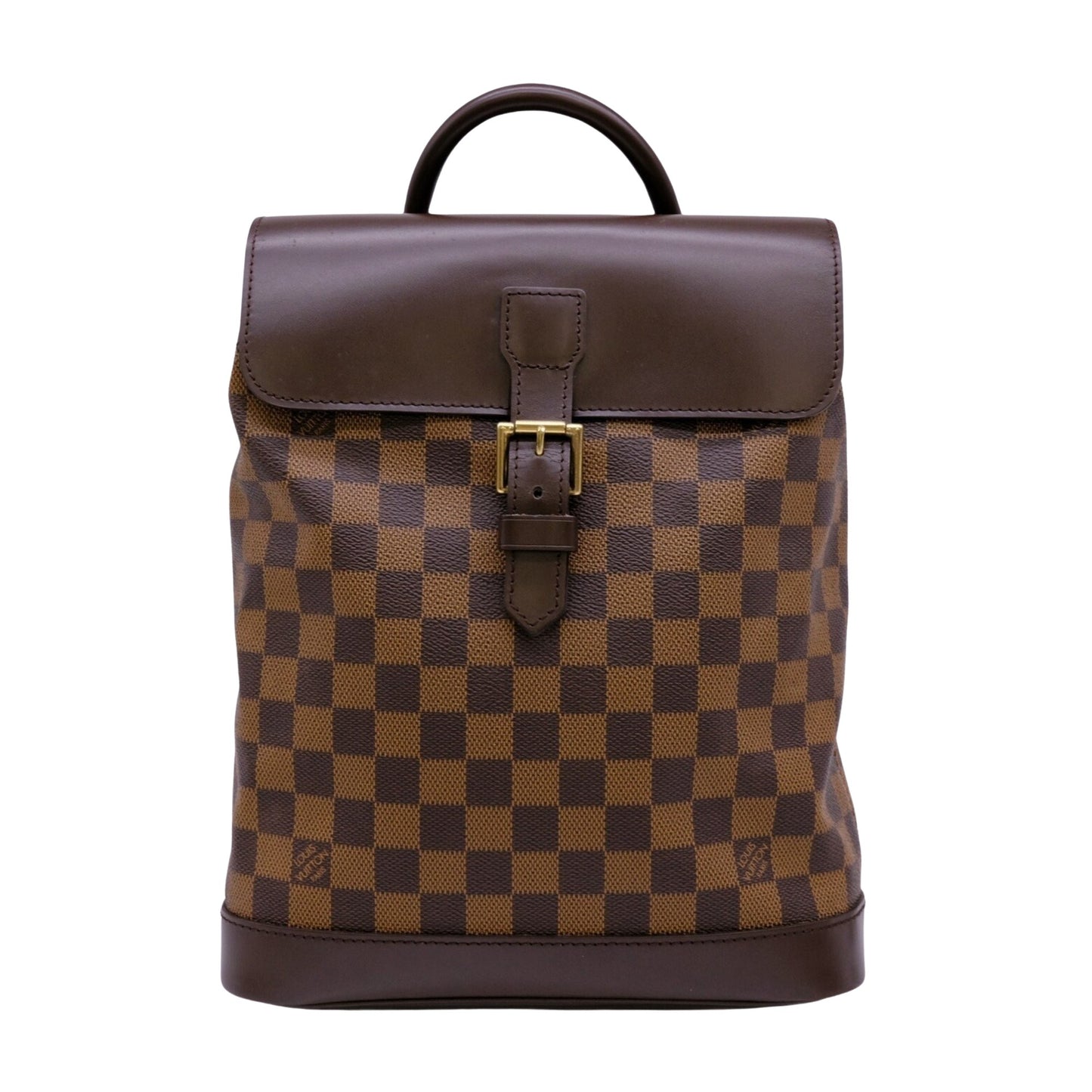 Louis Vuitton Soho Brown Canvas Backpack Bag