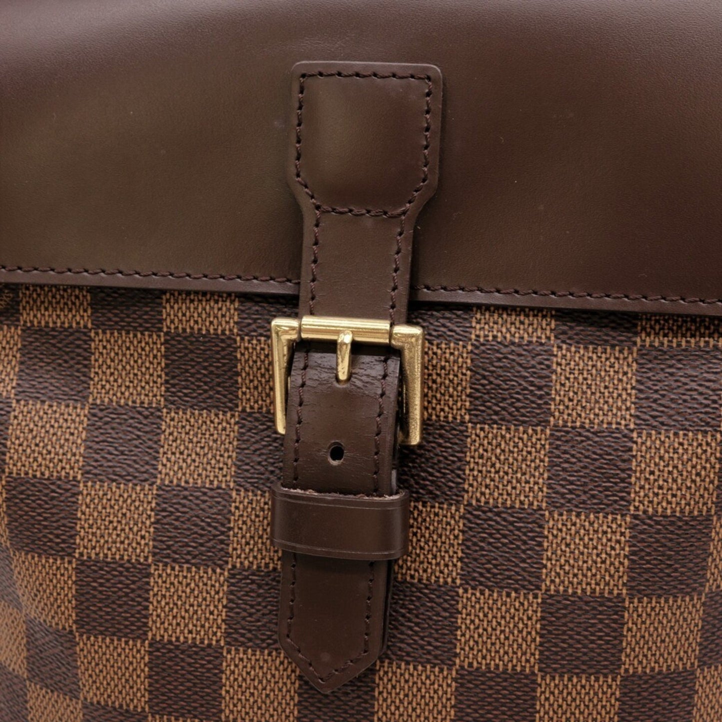 Louis Vuitton Soho Brown Canvas Backpack Bag