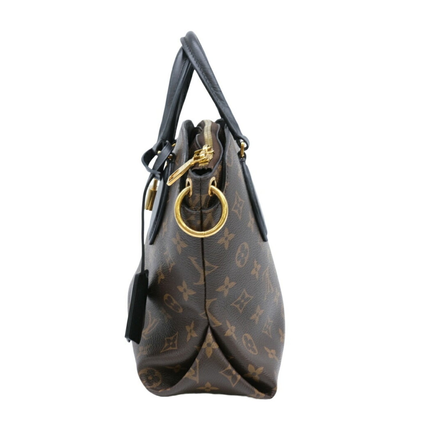 Louis Vuitton Flower Zip Brown Canvas Shoulder Bag