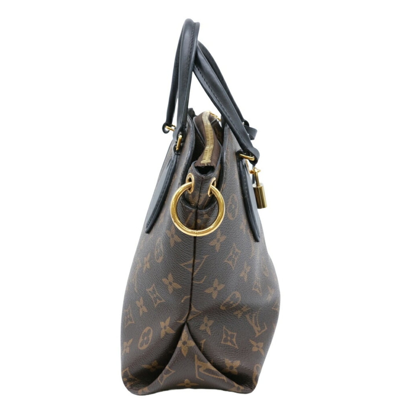 Louis Vuitton Flower Zip Brown Canvas Shoulder Bag