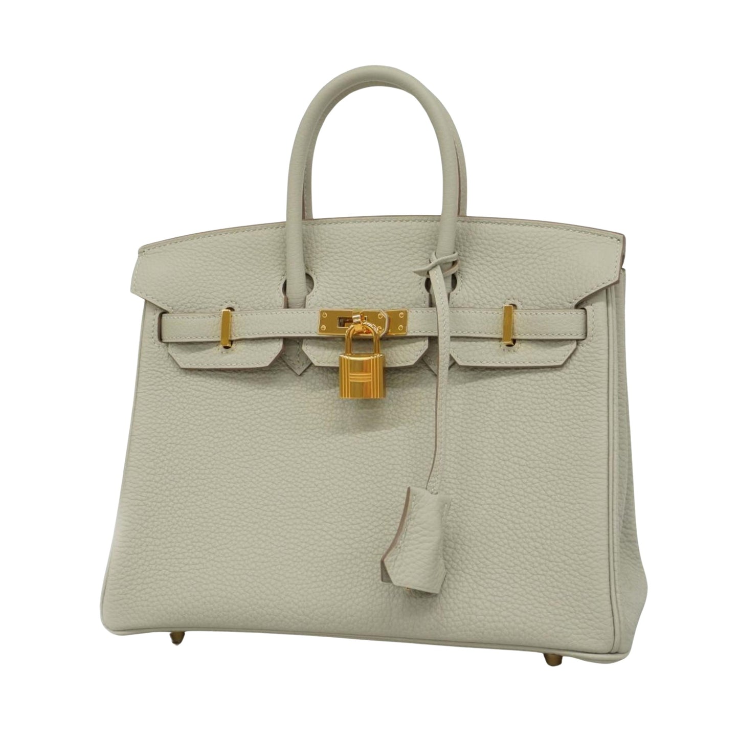 Hermès Birkin 25 Grey Leather Hand Bag