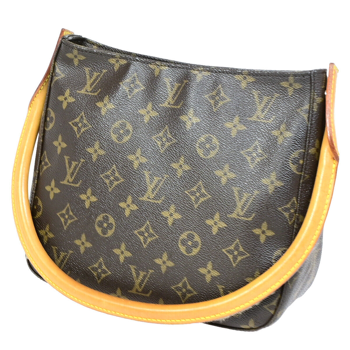 Louis Vuitton Looping MM Brown Canvas Shoulder Bag