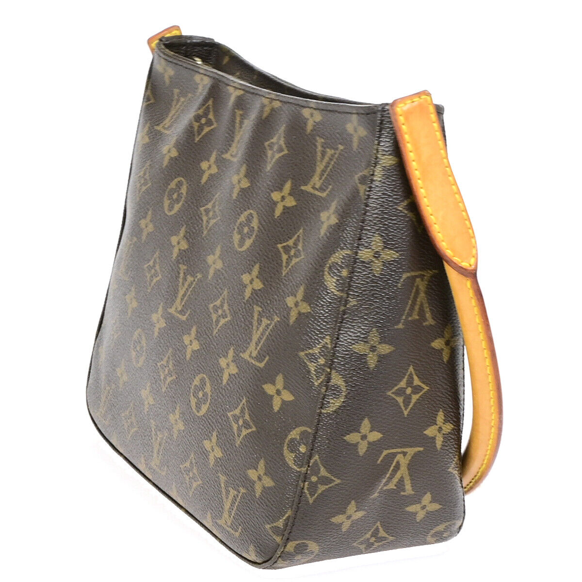 Louis Vuitton Looping MM Brown Canvas Shoulder Bag