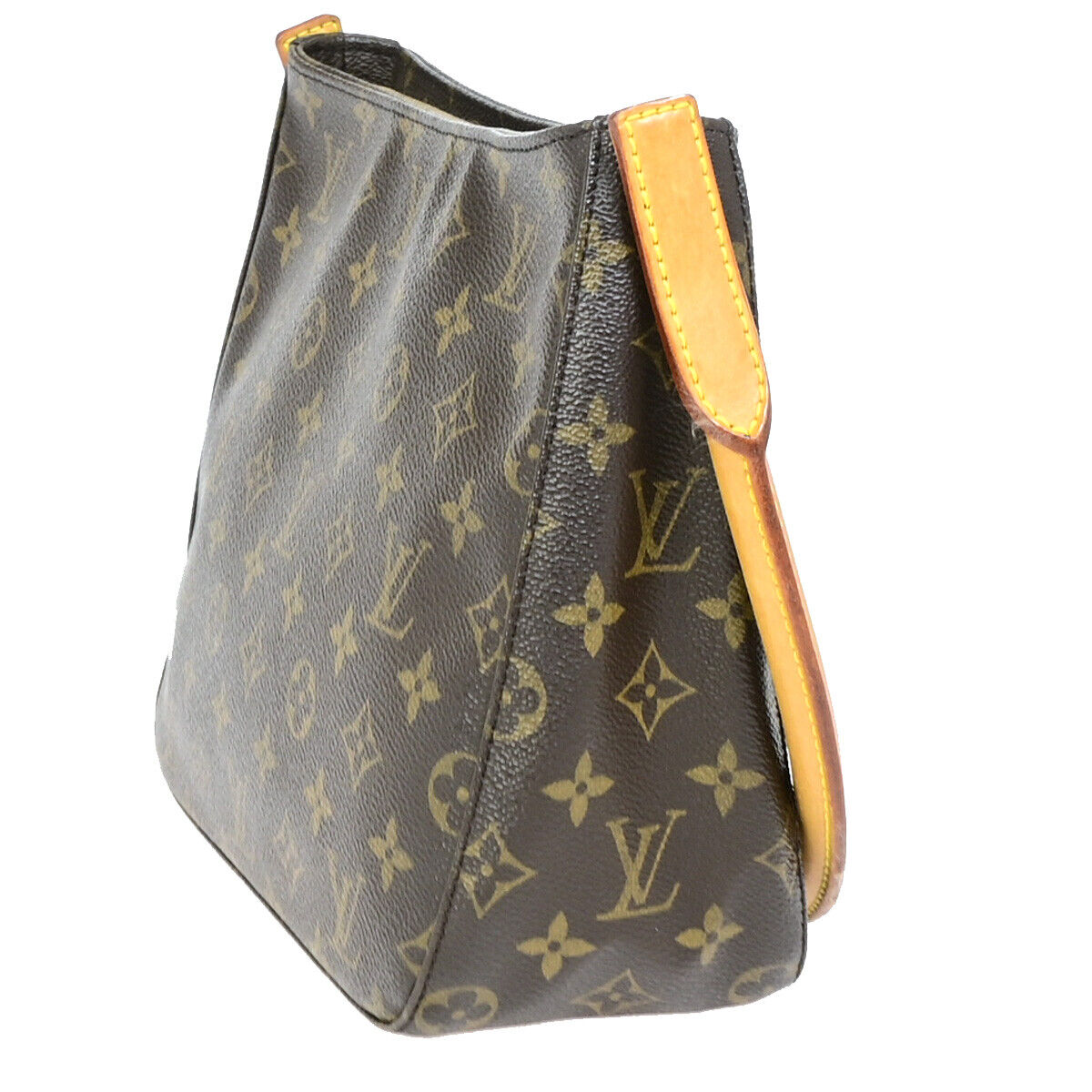 Louis Vuitton Looping MM Brown Canvas Shoulder Bag