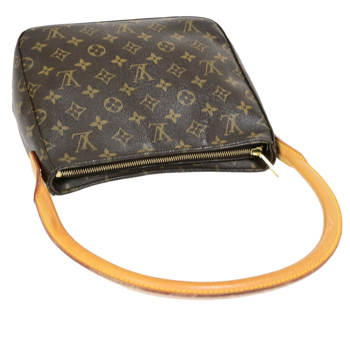 Louis Vuitton Looping MM Brown Canvas Shoulder Bag