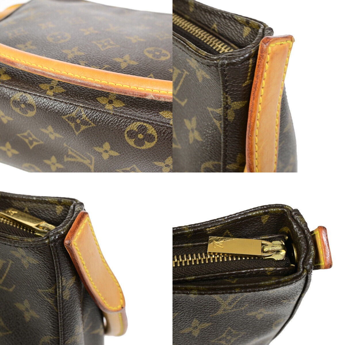 Louis Vuitton Looping MM Brown Canvas Shoulder Bag