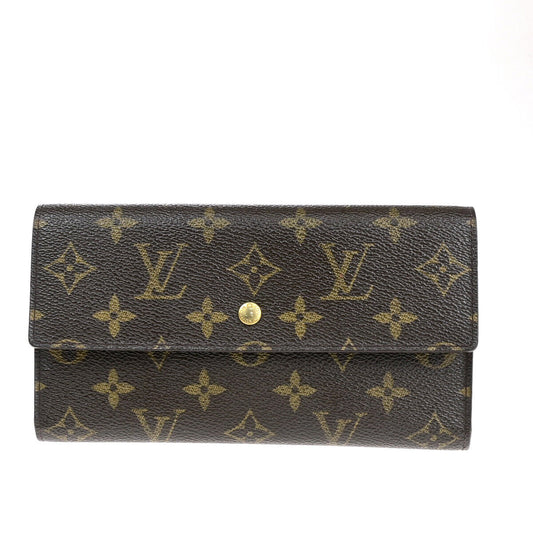 Louis Vuitton Trésor Brown Canvas Wallet Accessories