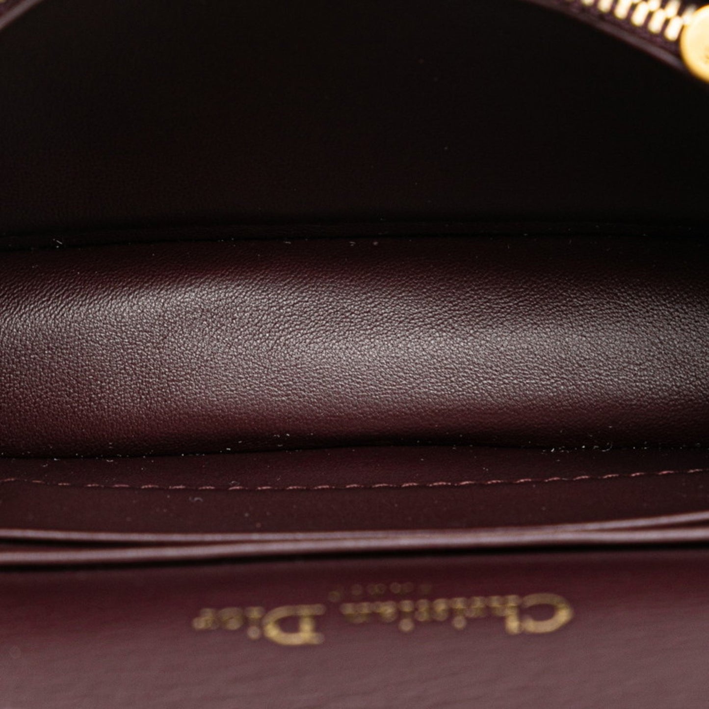 Dior Oblique Burgundy Canvas Clutch Bag