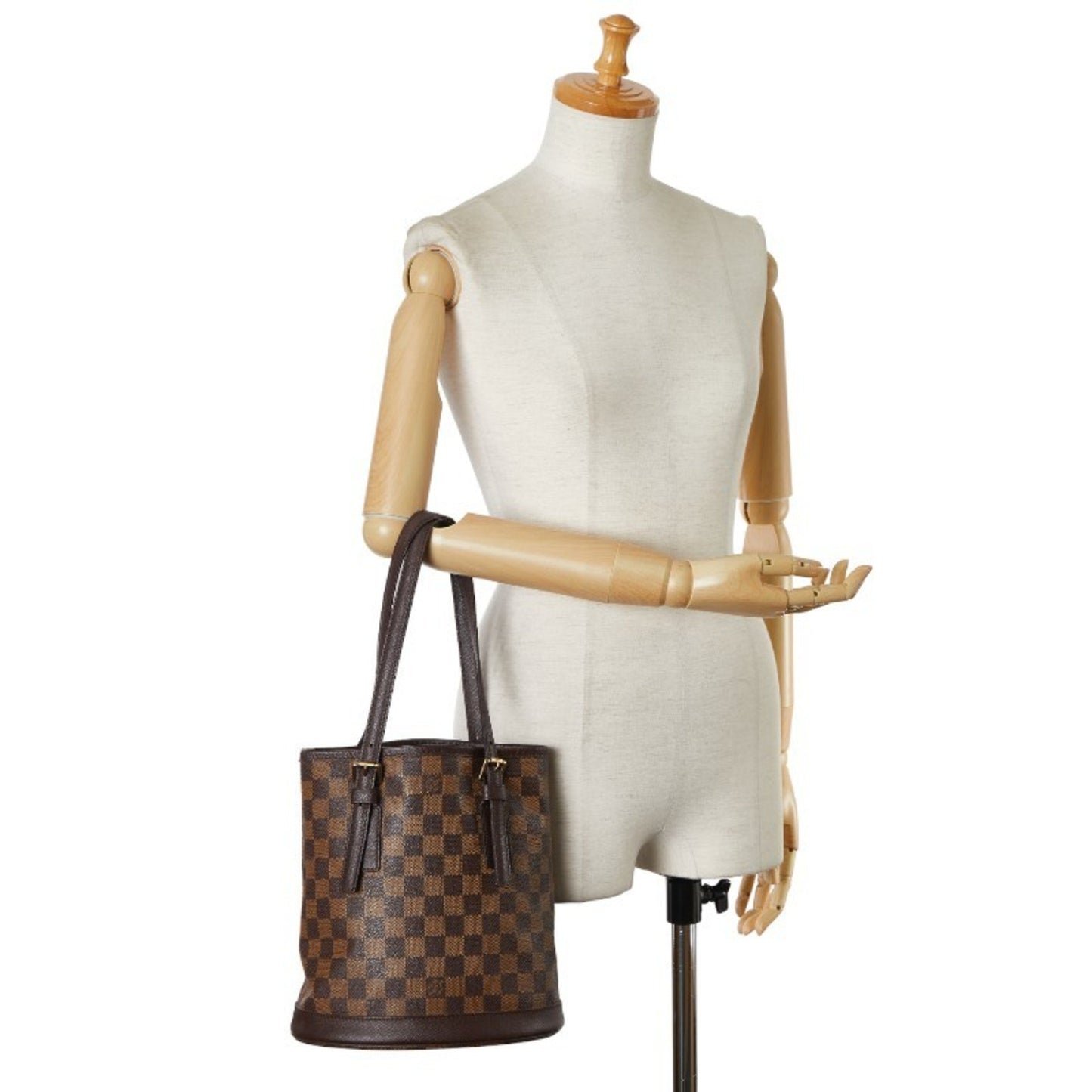 Louis Vuitton Marais Brown Canvas Hand Bag