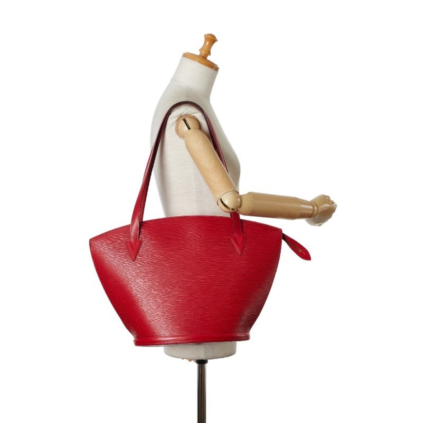 Louis Vuitton Saint Jacques Red Leather Shoulder Bag