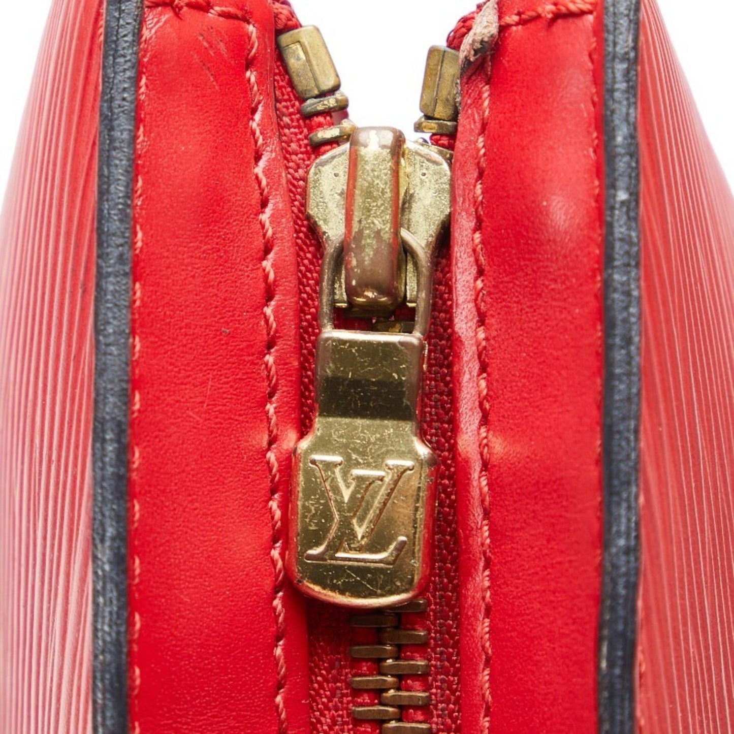 Louis Vuitton Saint Jacques Red Leather Shoulder Bag