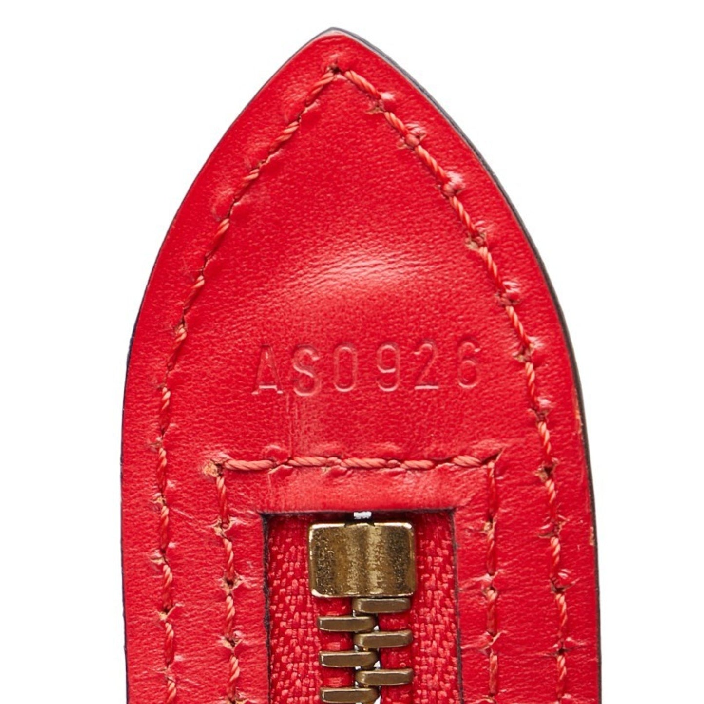 Louis Vuitton Saint Jacques Red Leather Shoulder Bag