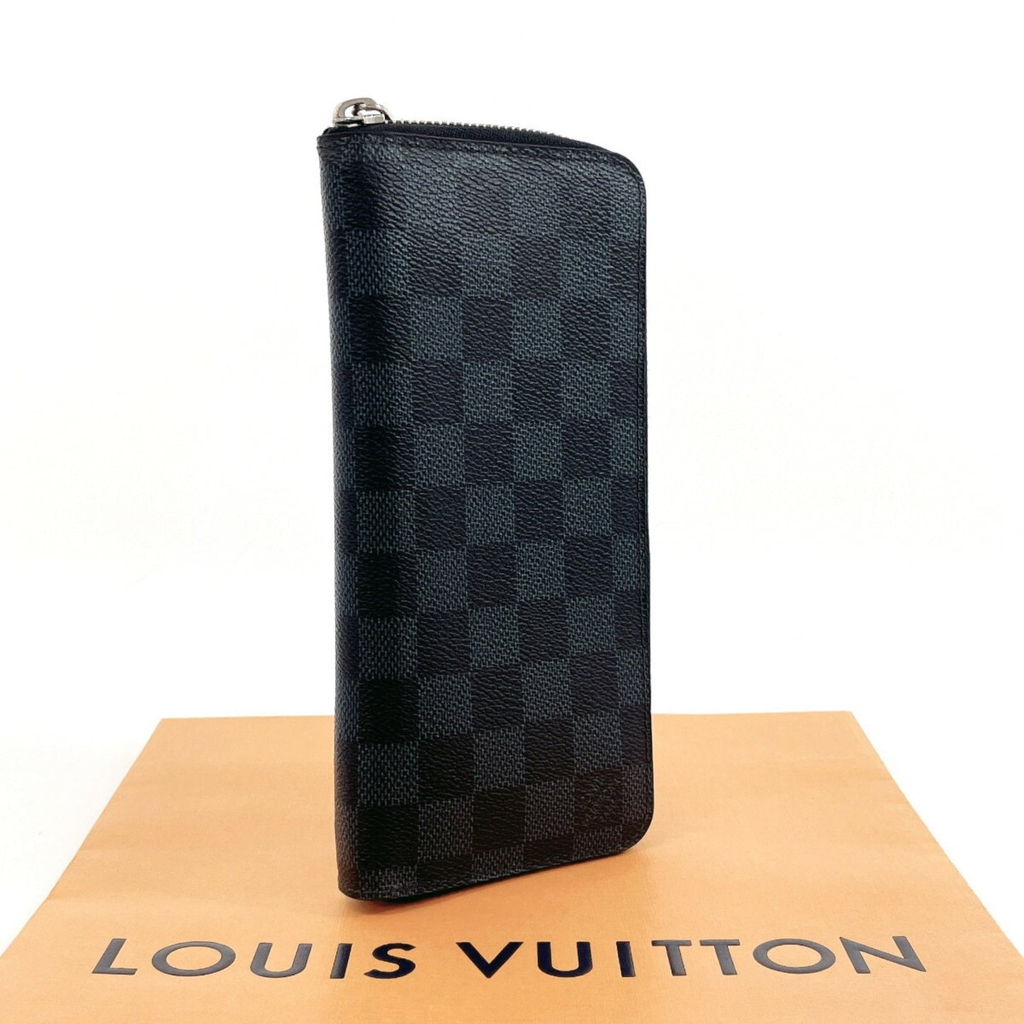 Louis Vuitton Portefeuille zippy Black Canvas Wallet Accessories