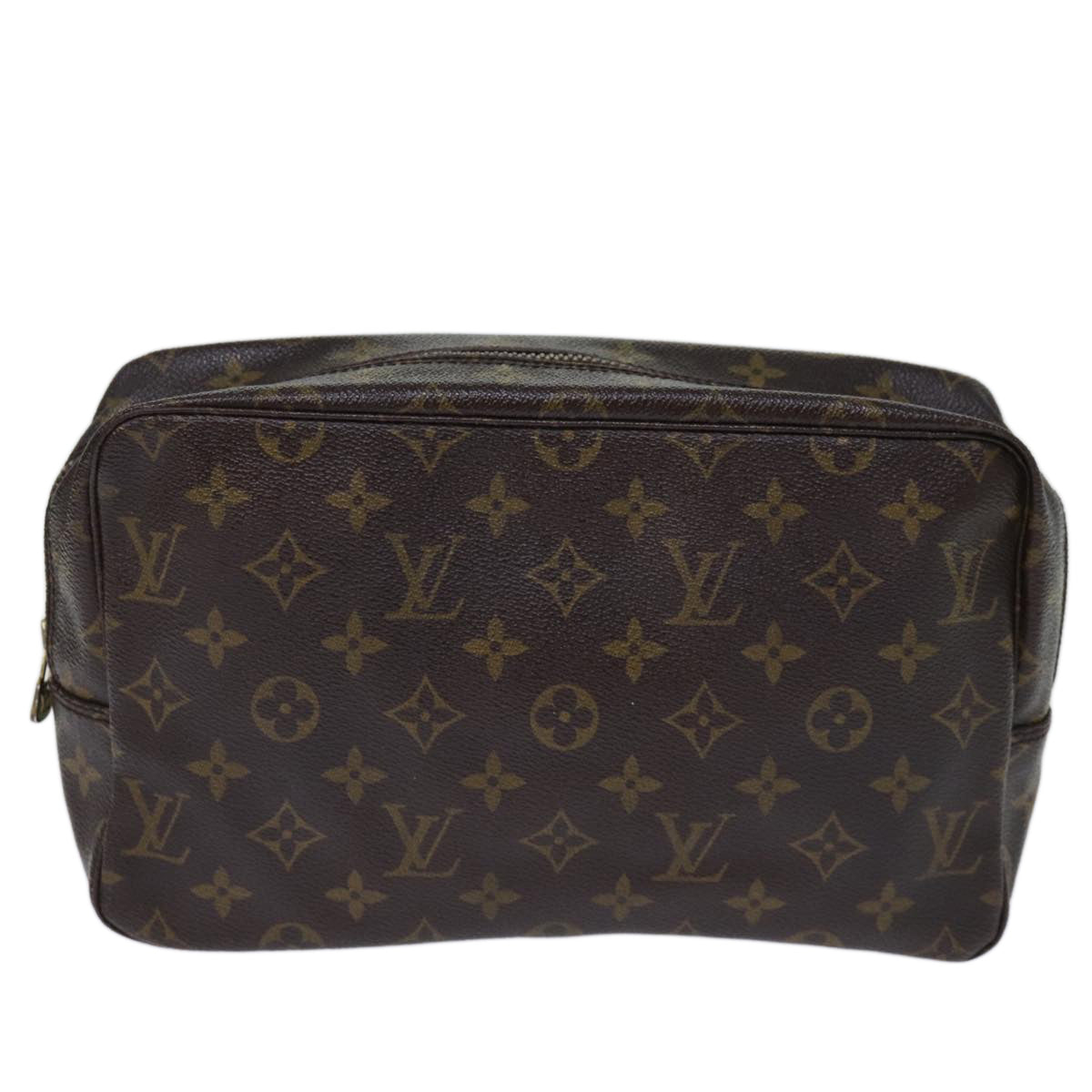 Louis Vuitton Trousse de Toilette Brown Canvas Clutch Bag