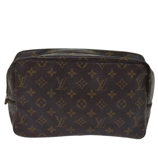 Louis Vuitton Trousse de Toilette Brown Canvas Clutch Bag