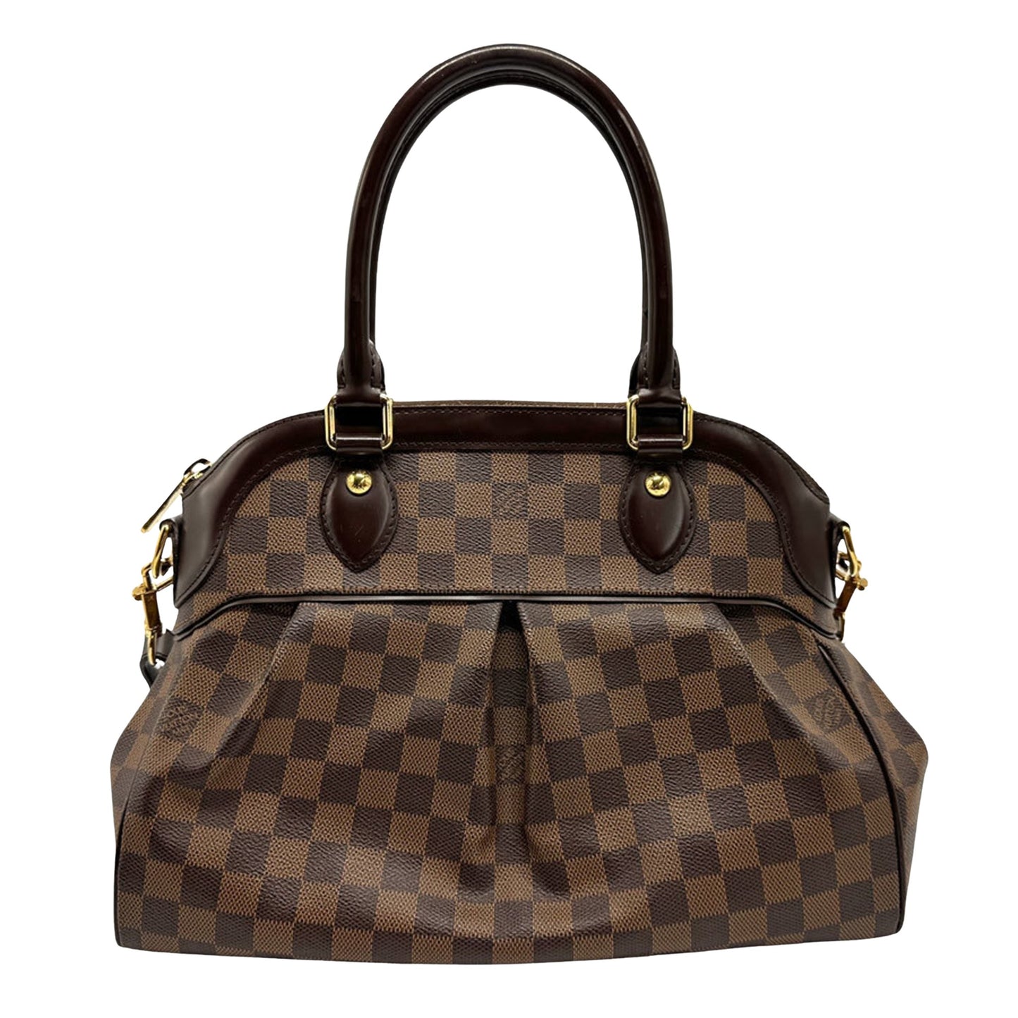 Louis Vuitton Trevi Brown Canvas Hand Bag