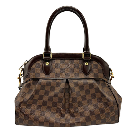 Louis Vuitton Trevi Brown Canvas Hand Bag