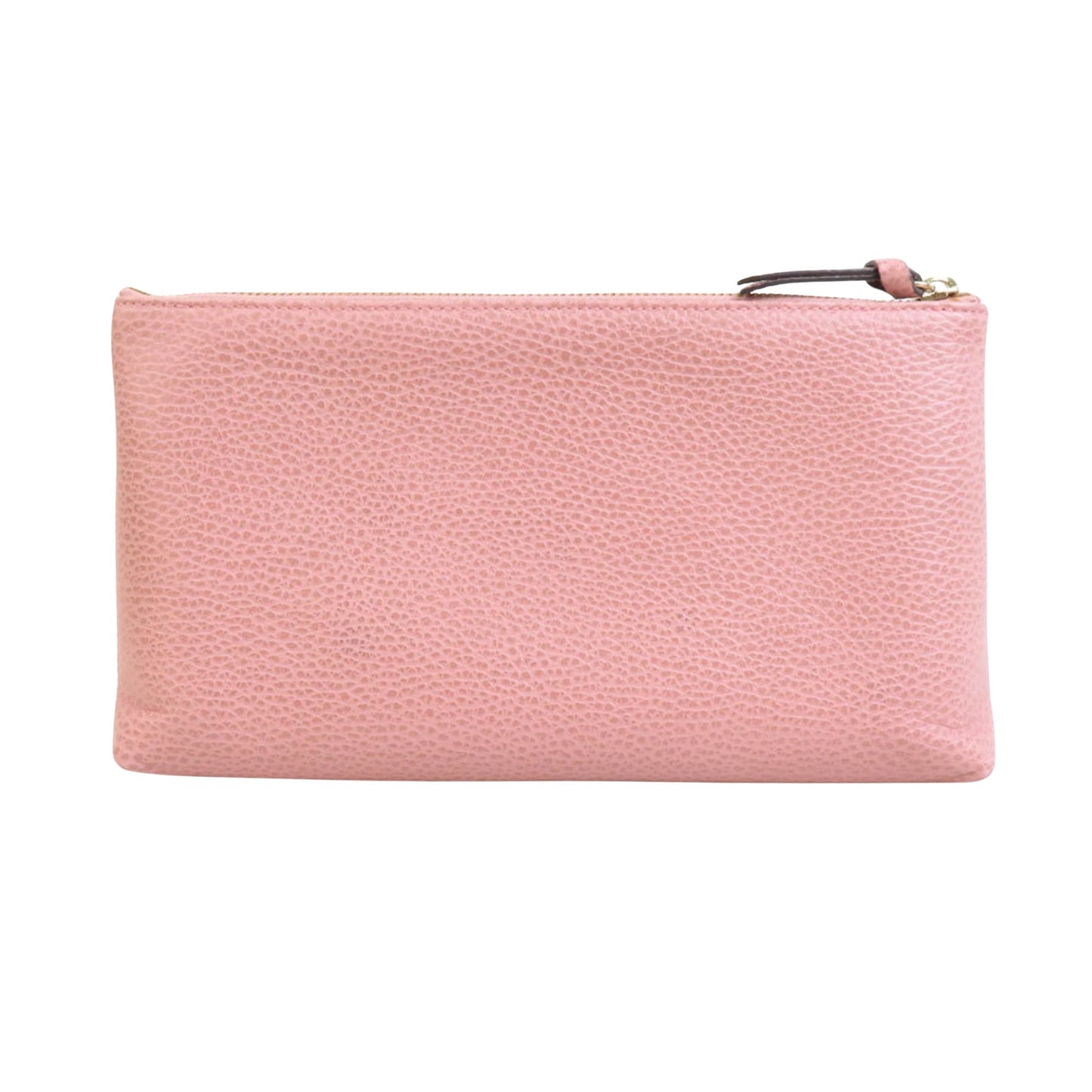 Gucci Swing Pink Leather Clutch Bag