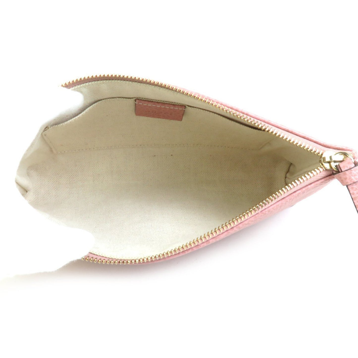 Gucci Swing Pink Leather Clutch Bag