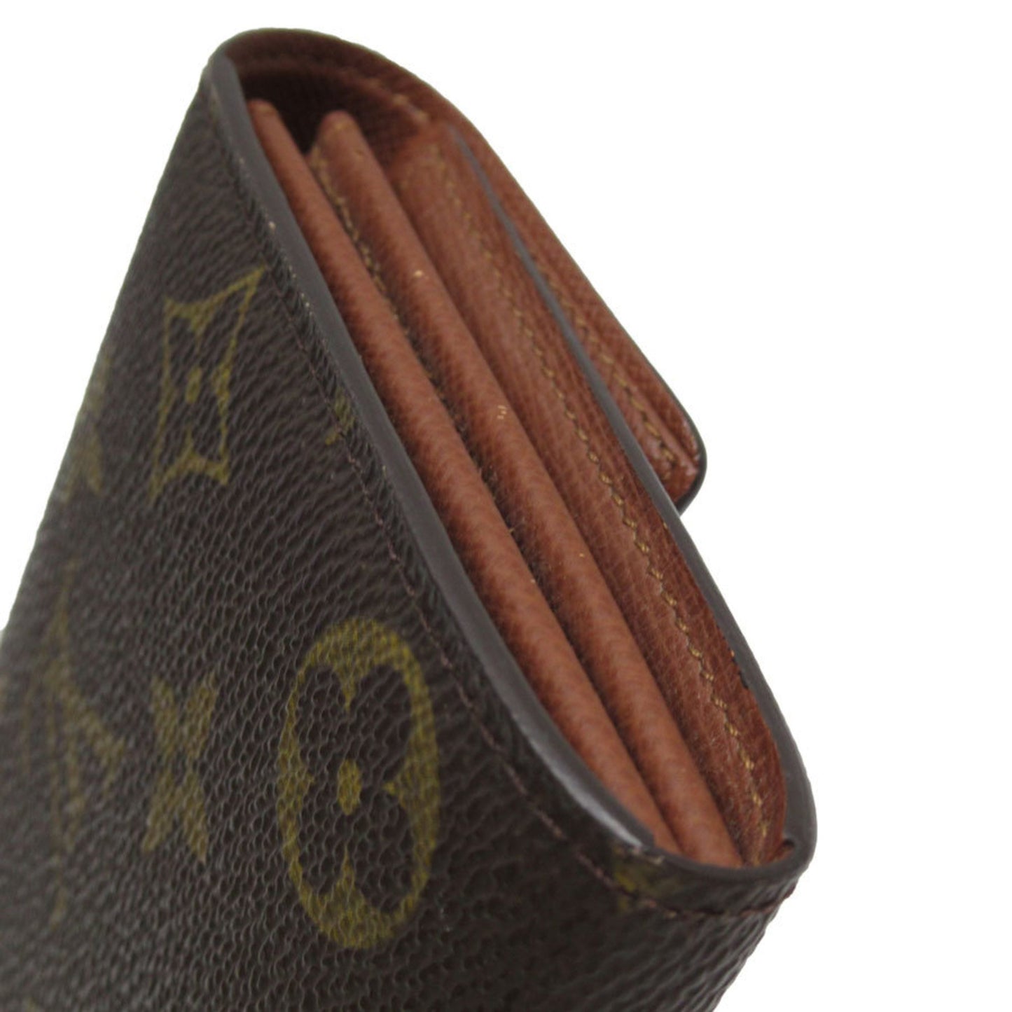 Louis Vuitton Portefeuille Sarah Brown Canvas Wallet Accessories