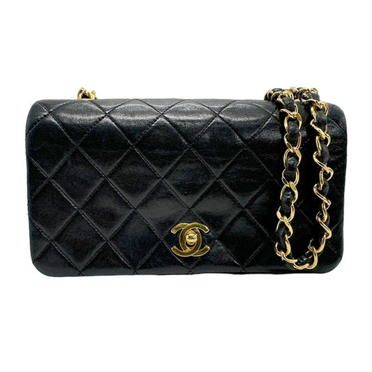 Chanel Wallet On Chain Black Leather Clutch Bag