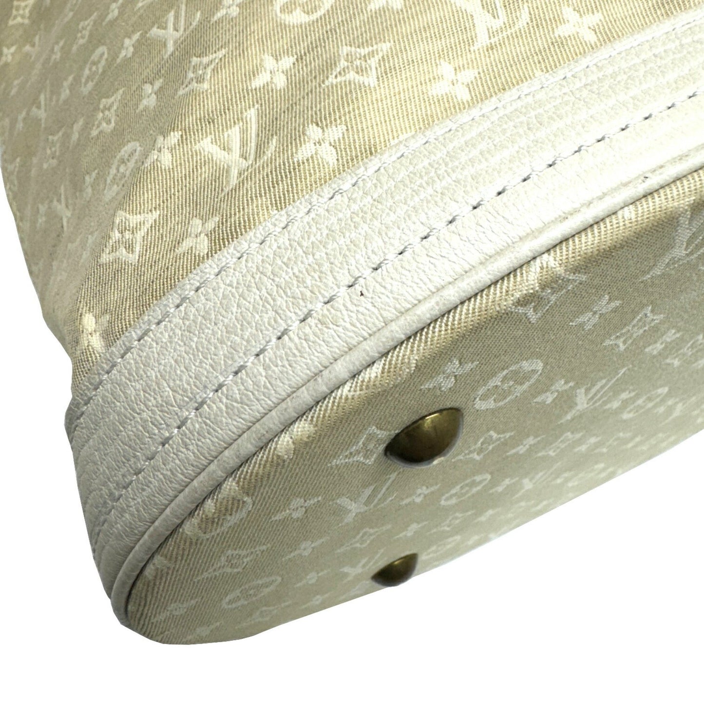 Louis Vuitton Bucket Beige Canvas Shoulder Bag