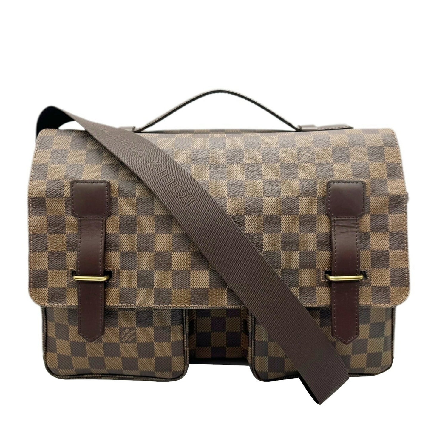 Louis Vuitton Broadway Brown Canvas Shoulder Bag