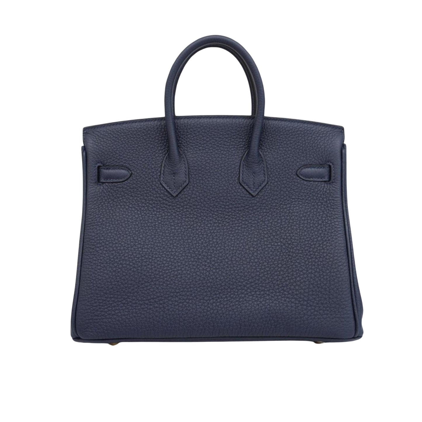 Hermès Birkin 35 Blue Leather Hand Bag