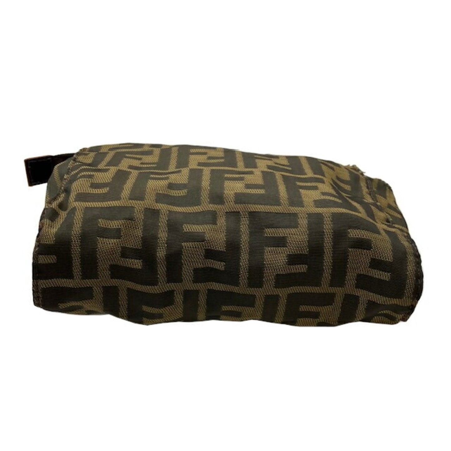 Fendi Zucca Brown Canvas Clutch Bag