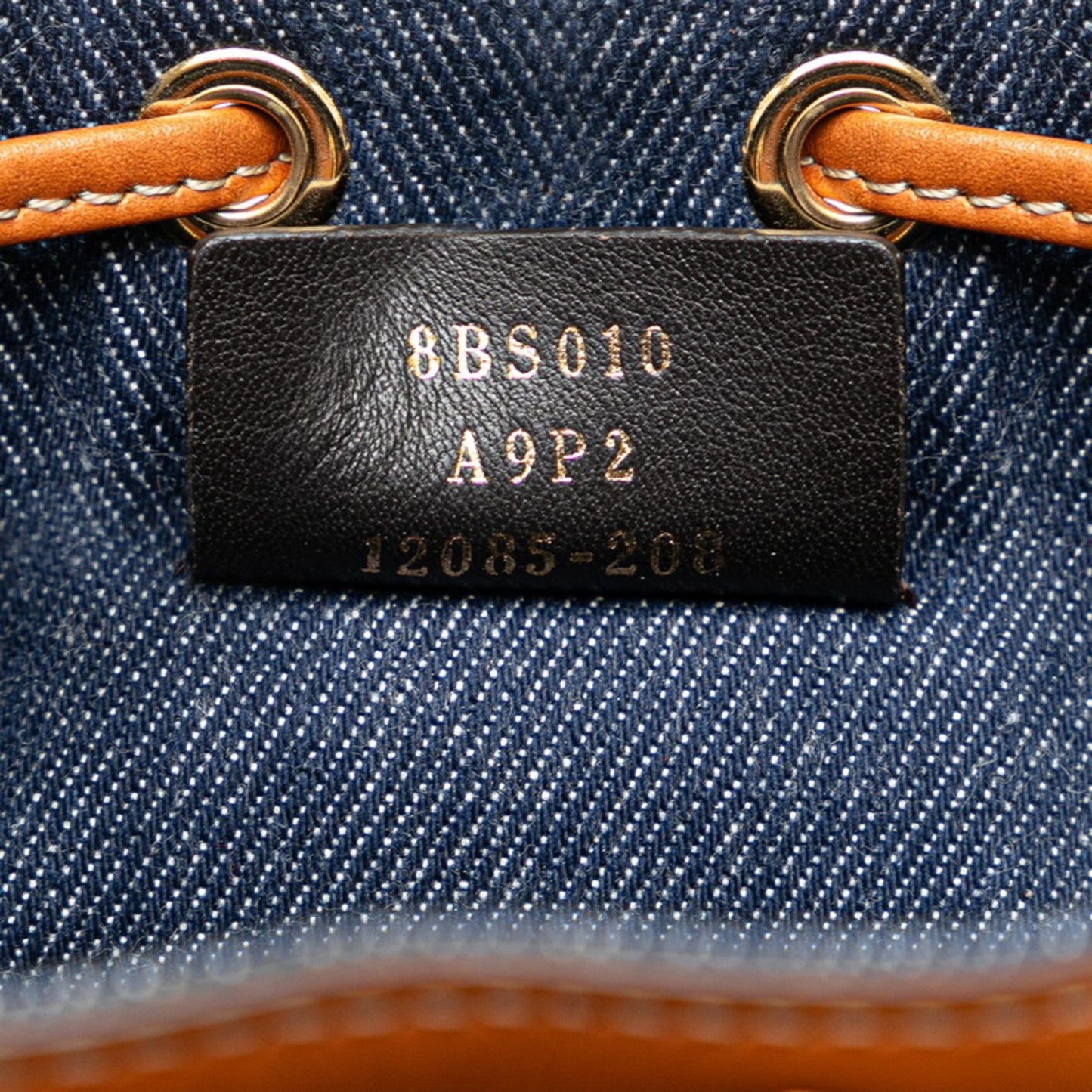 Fendi Zucca Navy Denim - Jeans Hand Bag