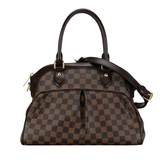 Louis Vuitton Trevi Brown Canvas Shoulder Bag