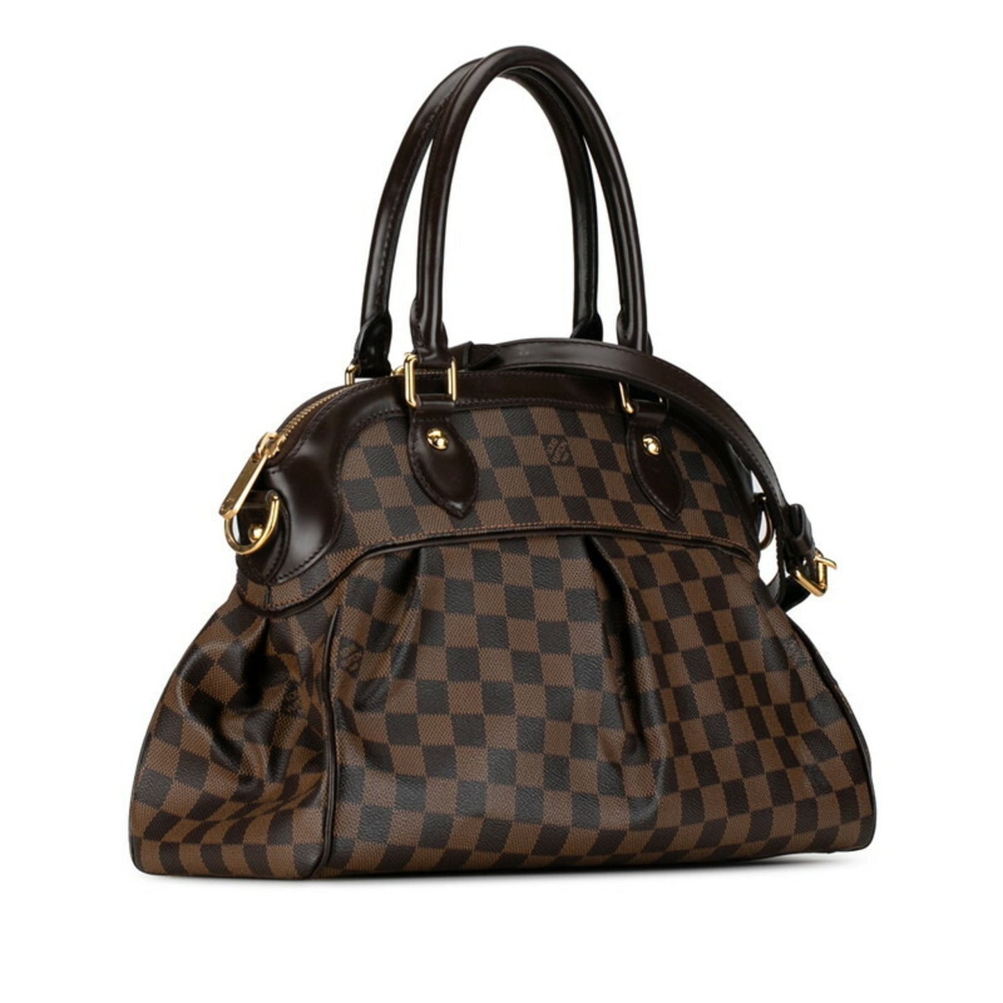 Louis Vuitton Trevi Brown Canvas Shoulder Bag