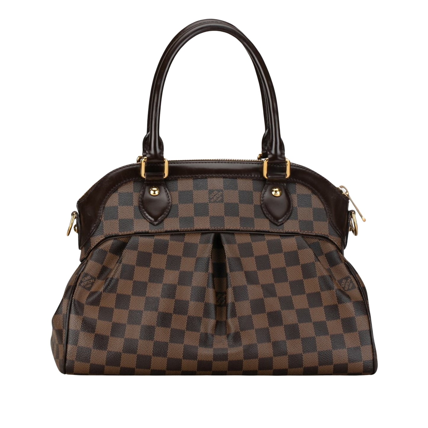 Louis Vuitton Trevi Brown Canvas Shoulder Bag